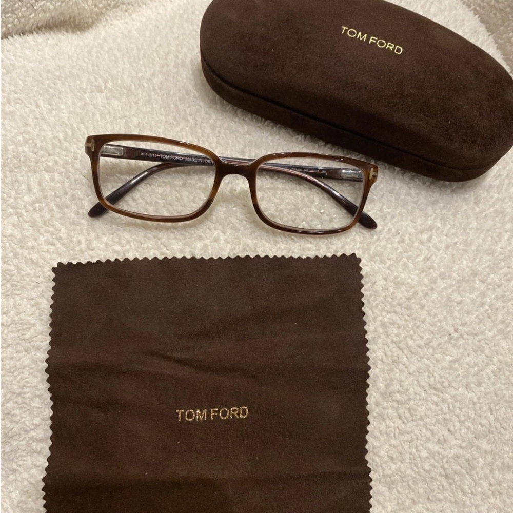 Tom Ford Dark Brown Eyewear with Case